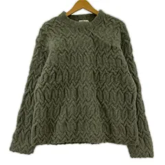 J.CREW ジェイクルー ケーブルニットセーター sizeM/オリーブ