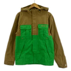 adidas  アディダス  マウンテンパーカー sizeS/グリーン×ベージュ