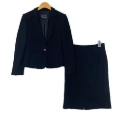 COUP DE CHANCE クード・シャンス ウール混 テーラードジャケット タイトスカートセットアップ (スカート) size38/ブラック