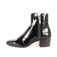 BALMAIN ブラックレザー サイドゴアブーツ 41 - メルカリ
