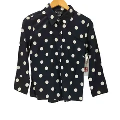 アニエスベー agnes b. PARIS 水玉 ドット L/S シャツ ブラウス レディース EUR：40 