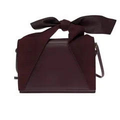 CHARLES & KEITHチャールズ＆キース    ２WAYストラップ付ハンドバッグ/ワインレッド