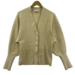 ADAM ET ROPE' アダムエロペ Vネック ニットカーディガン sizeF/クリーム系