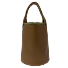 OPAQUE.CLIP オペークドットクリップ ワンハンドル バケットハンドバッグ/ピンクベージュ