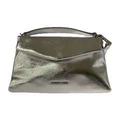 CHARLES＆KEITH チャールズ＆キース 3WAY チェーン ショルダーハンドバッグ/メタリックシルバー