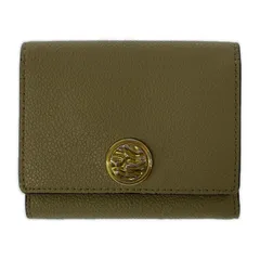 CHARLES＆KEITH チャールズ＆キース 型押しコンパクトウォレット/ベージュ系