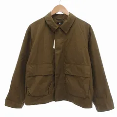 ユニクロ UNIQLO :C タグ付き 25SS コットン ショート ブルゾン ジャケット XS 茶 ブラウン 311-475403 /UO