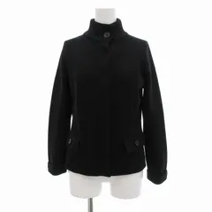 ボールジー BALLSEY トゥモローランド ニットジャケット カーディガン ウール 黒 ブラック /UO ■GY39