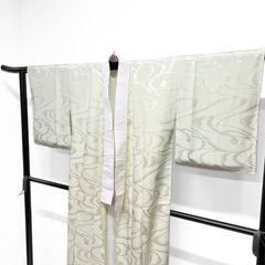 付け下げ 金彩 刺繍 花模様 雪輪 着物 042a p - メルカリ