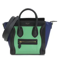 セリーヌ CELINE 斜め掛けショルダーバッグ  ハンドバッグ ラゲージ ナノショッパー