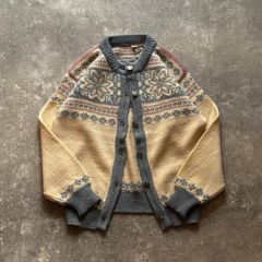 80年代 80s L.L.Bean エルエルビーン レディース チロリアン ニット カーディガン ノルウェー製