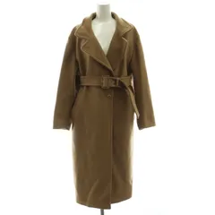 B&Y ユナイテッドアローズ BEAUTY&YOUTH ビューティー&ユース メルトンスタンドカラーベルトコート アウター ロング S ベージュ /DF ■OS