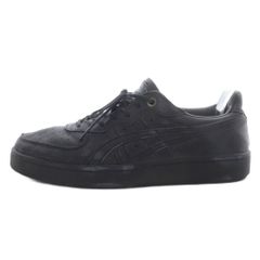 오니츠카 타이거 Onitsuka Tiger GSM SD 스니커 로우 컷 가죽 US6 블랙 /YO12 ■SH