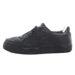オニツカタイガー Onitsuka Tiger GSM SD スニーカー ローカット レザー US6 ブラック /YO12 ■SH