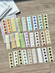 triangle index 27枚 # 三角形 ラベル 索引 蛍光