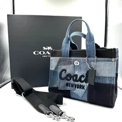 コーチ デニムカーゴトートバッグ M2481 CAM63