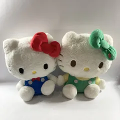 ★ ハローキティ 大きなぬいぐるみ 2点 まとめ商品 クリームソーダドールGJ パーティータイムドールGJ 50周年記念 HELLO KITTY サンリオ EIKOH 現状品 1.65kg