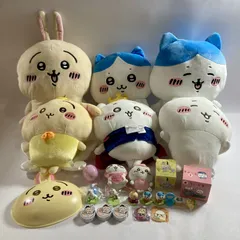 ★ ちいかわ  ぬいぐるみ 20点 まとめ商品 たれみみうさぎ うさぎ ハチワレ ちいかわ ハッピーセット マグネット 缶バッチ 2.45kg