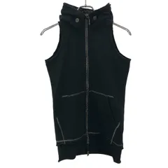 FranCisT_MOR.K.S フランシストモークス スワロジップノースリーブパーカー MF2501RF ブラック 0