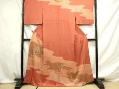 平和屋着物■訪問着　絞り　霞草花文　金銀彩　正絹　逸品　DAAY6418ea