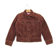 エドウィン ブルゾン ジャケット ストレッチ ブランド アウター キッズ 男の子用 120サイズ ブラウン EDWIN 【中古】