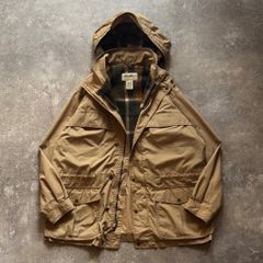 90年代 90s Eddie Bauer エディーバウアー ウールライン マウンテンパーカー 白タグ ベージュ