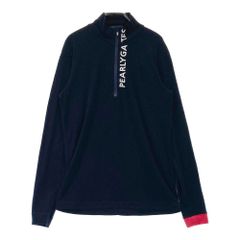 美品】PEARLY GATES ハーフジップ 5 ブラック R1435 - メルカリ