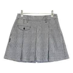 サイズ：0 JACK BUNNY ジャックバニー  インナーパンツ付きスカート グレンチェック ホワイト系 [240101464551] ゴルフウェア レディース ストスト