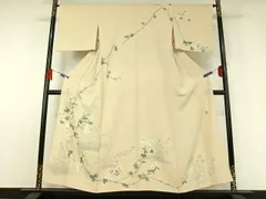 〈着物のみ〉単衣　色無地　夏着物　正絹　作家物　成竹登茂男　加賀友禅　J5 Yahoo!オークション -「成竹登茂男」の落札相場・落札価格