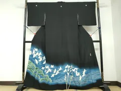 平和屋着物●本加賀友禅作家　鶴見保次　色無地　薄青色　正絹　逸品　AABF5396ph 本加賀友禅 訪問着 No.AA-1162-Mサイズのレンタル｜きもの365