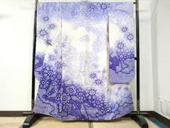 平和屋着物●豪華振袖　総絞り　雲取り源氏車花文　暈し染め　正絹　逸品　CAAZ3685yc 平和屋着物○豪華振袖 総絞り 雲取り源氏車花文 暈し染め 正絹 逸品