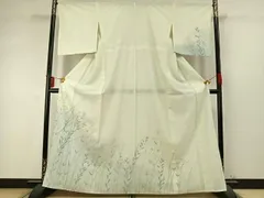 平和屋着物▽訪問着　無双　紗袷　紗×紗　手描き　草花文　正絹　逸品　AABD0329fy 2026年最新】紗無双の人気アイテム - メルカリ