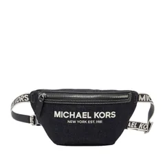 マイケルコース ミニ ベルトバッグ ボディバッグ ウエストバッグ インディゴブルー デニム レザー レディース Michael Kors【1-0243866】