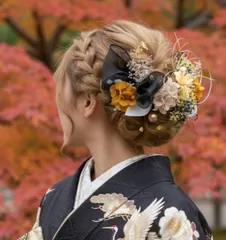 成人式髪飾り●結婚式髪飾りヘア飾り　卒業式 振袖　和装　着物 袴