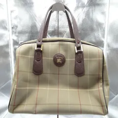 バーバリー BURBERRY タマムシ色 ボストンバッグ カーキ ノバチェック バーバリーチェック 旅行バッグ かばん