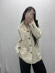 ポロ ラルフローレン ジーンズ ベーシック ハーフコート ステンカラーコート ジャケット L C07012