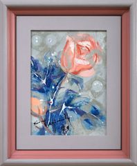 油絵 菅家令子 絵 絵画 インテリア F4-070102 花 バラ 油絵 菅家令子 絵 絵画 インテリア F4-070102 花 バラ - メルカリ