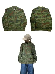 GAP カーキ ミリタリー カモフラージュ ジャケット ブルゾン M