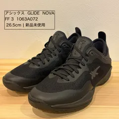 アシックス GLIDE NOVA FF 3 グライド ノヴァ FF 3 1063A072 メンズ レディス バスケットボール シューズ バッシュ : ブラック asics　26.5㎝