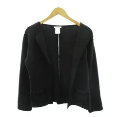 クロエ CHLOE 美品 ノーカラージャケット ブルゾン ウール M 茶 ブラウン 1103のサムネイル