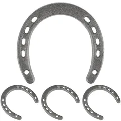 COHEALI 4個セット アイアン製ホースシューホースチャーム 壁掛け装飾 インテリア ホームデコレーション リビング キッチン オフィス用 ヴィンテージスタイルの馬蹄形ウォールアート