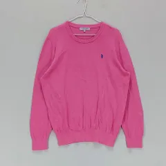 U.S. POLO ASSN. レディースニットTシャツ 2020 春秋 ピンク 01918