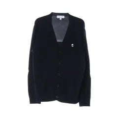 ブルックスブラザーズ ウール100% オーバーサイズ Vネック ニット カーディガン ネイビー L