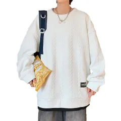 [Aaronlive] トレーナー メンズ 長袖 メンズ 丸襟 Tシャツ 大きいサイズ 人気 プルオーバー トレーナー カジュアル 快適 ゆったり プルオーバー 春秋冬 服 メンズ トレーナー