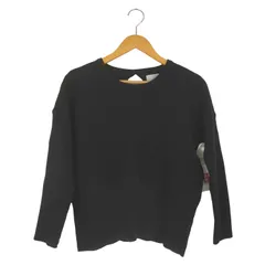 オードリーアンドジョンワッド Audrey and John Wad リブ切替 バックスリット クルーネック ニット レディース FREE 