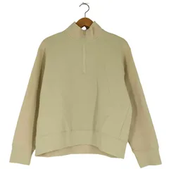 ムジルシリョウヒン 無印良品 二重編みハーフジップスウェットシャツ レディース JPN：M 