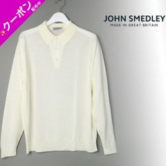 ジョンスメドレー イージーフィット ニットポロ アオヤマシャツ L オフ