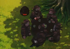 劇場版忍たま乱太郎 ドクタケ忍者隊最強の軍師 来場者特典 脚本付きイラストカード(タソガレドキ忍者のティータイムの段) 第4弾