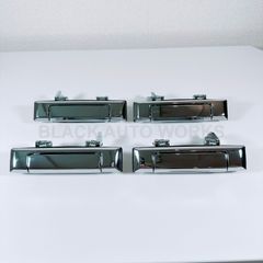 雷*様 トヨタ ランクル70 78プラド 純正ドアハンドル 1台分 アウターハン 70系ランクル 78系プラド 純正メッキドアハンドル 1台分 アウター