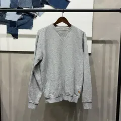 （105）カーハート ストリート カジュアル 起毛 スウェット 長袖 Tシャツ